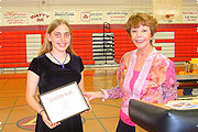 Sasha Sproch won 2009 scholarship from Los Gatos Community Foundation