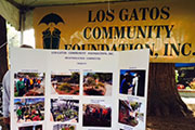 Los Gatos Community Foundation participating in Earth Day in Los Gatos