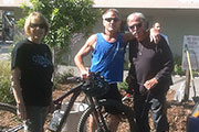 Clean up crew for Los Gatos Community Foundation in 2014